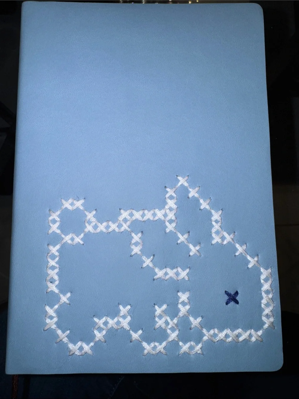 Handmade Cross Stitch Journal 8” x 6”